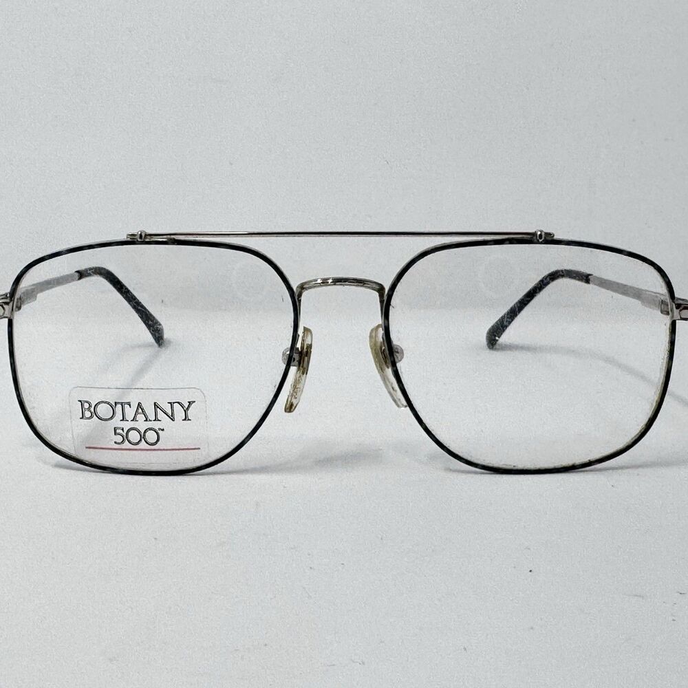 ArtCraft Botany 500 17052 Black Silver Vintage Eyeglass Frames 55-17-142 New